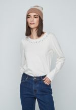Camiseta pedrería cuello - Imagen 3