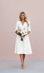 Vestido de fiesta midi Haiti - Imagen 6