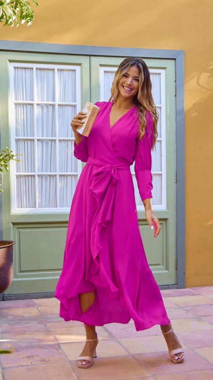 Vestido Midi Wrapped - Imagen 1