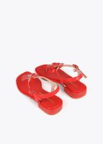 Sandalia con tira de dedo y detalle de flor - Imagen 4