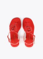 Sandalia con tira de dedo y detalle de flor - Imagen 5