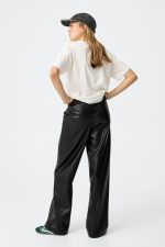 Pantalon ancho ecopiel Dries - Imagen 4