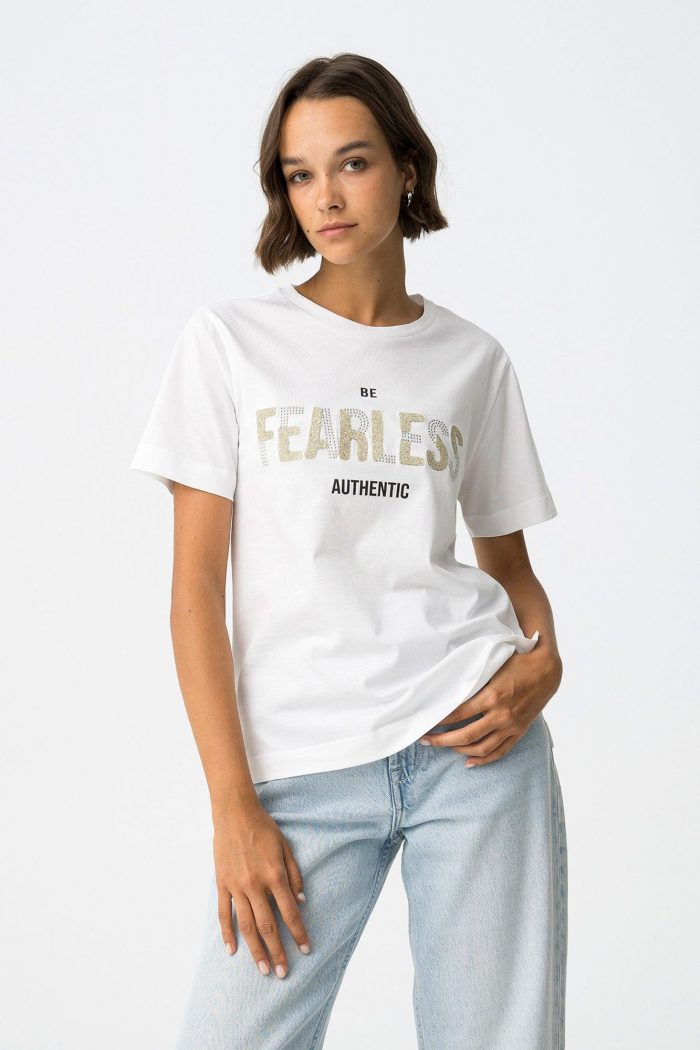Camiseta Bold White - Imagen 1