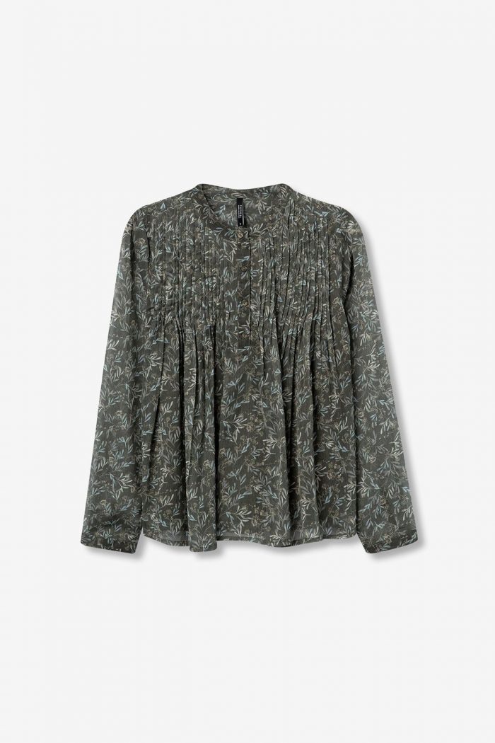 Camisa estampado hojas Carmilde - Imagen 2
