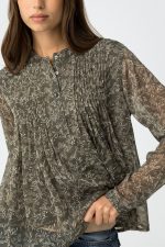Camisa estampado hojas Carmilde - Imagen 5