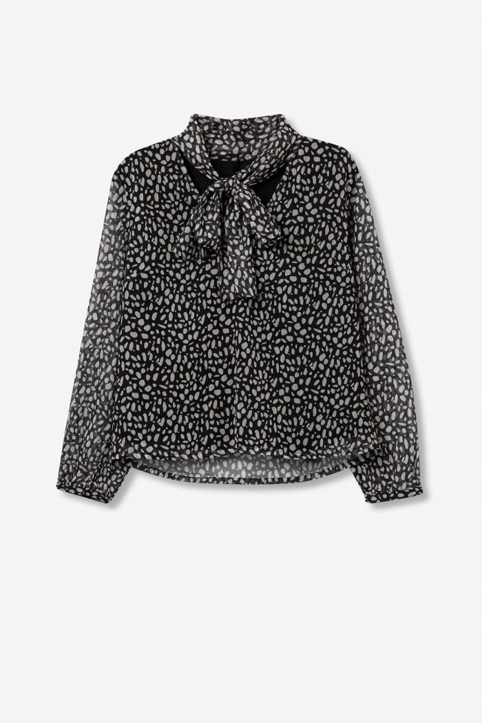 Blusa con lazada Dalmata_C - Imagen 3