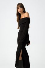 Vestido largo Rust