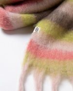 Bufanda plana de rayas multicolor - Imagen 2