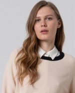 Jersey cuello redondo con contrastes de color - Imagen 2