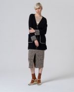 Cardigan con bolsillos y contrastes de color - Imagen 4