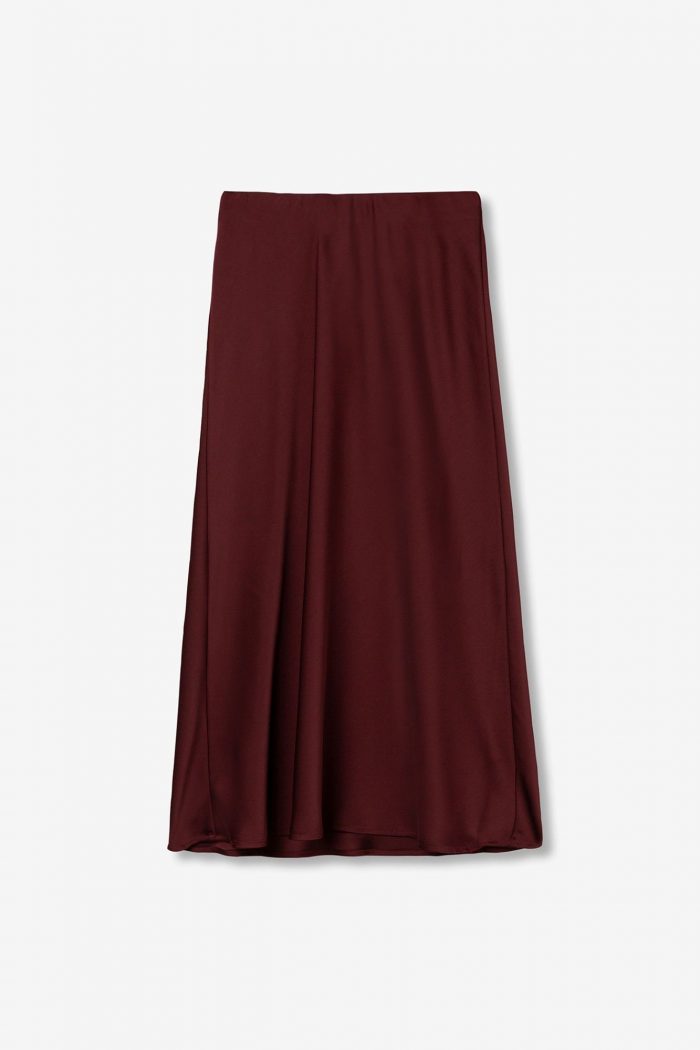 Falda midi de saten Kansas_2B - Imagen 3