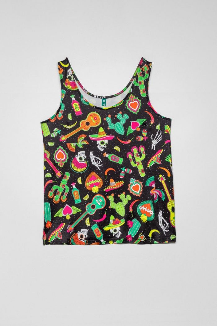 Blusa tirante ancho - Amor a la Mexicana - Imagen 2