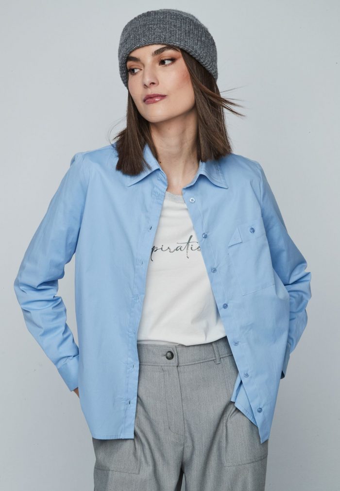 Blusa pespuntes - Imagen 1