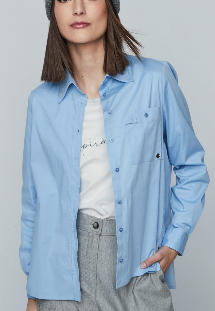 Blusa pespuntes - Imagen 5