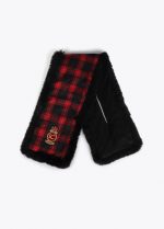 Bufanda doble cara tartan y efecto pelo - Imagen 4