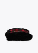 Bufanda doble cara tartan y efecto pelo - Imagen 6