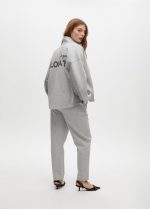 Sudadera abertura con cremallera y detalle lateral - Imagen 9