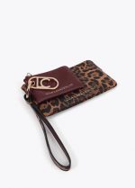 Cartera con monedero bicolor con logo ovalado - Imagen 4
