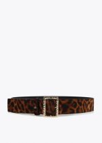 Cinturón ancho animal print