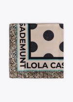 Pañuelo estampado topos y logo - Imagen 6