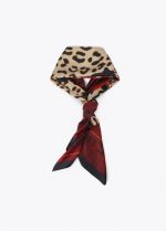Pañuelo animal print y tartan - Imagen 4