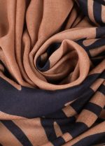 Foular estampado cebra y liso - Imagen 4