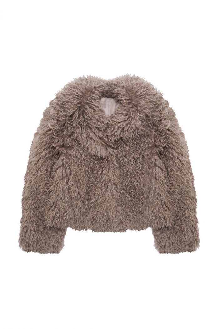 Abrigo corto pelo faux fur rizo - Imagen 7