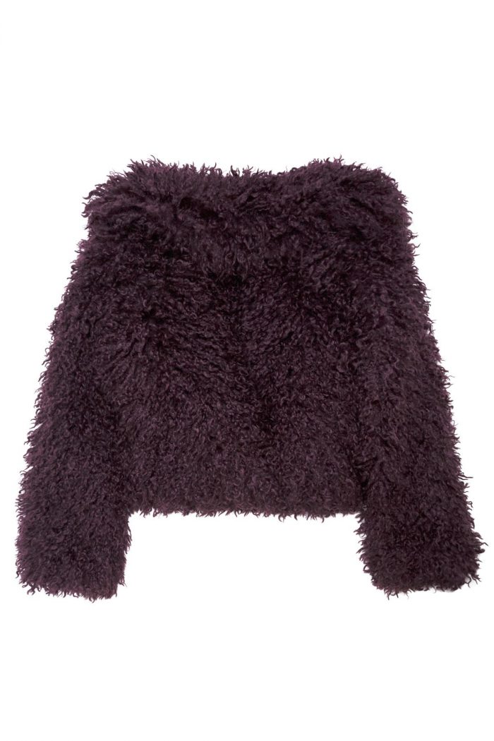 Abrigo corto pelo faux fur rizo - Imagen 9