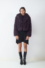 Abrigo corto pelo faux fur rizo - Imagen 12