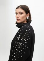 Vestido detalle joyas manga - Imagen 5