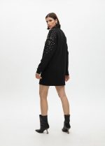 Vestido detalle joyas manga - Imagen 6