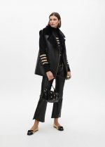 Jersey cuello alto rayas detalle botones - Imagen 2