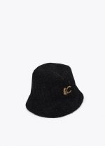 Sombrero tipo bucket tweed logo LC leopardo - Imagen 3