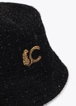 Sombrero tipo bucket tweed logo LC leopardo - Imagen 5