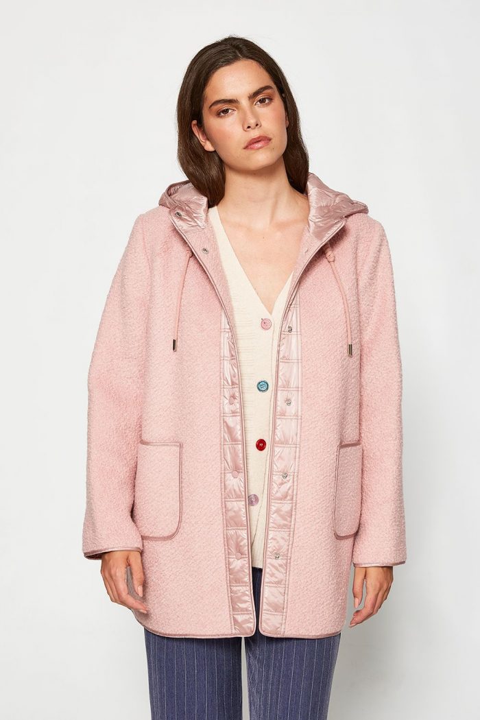 Chaquetón de rizo con capucha Luy - Imagen 6