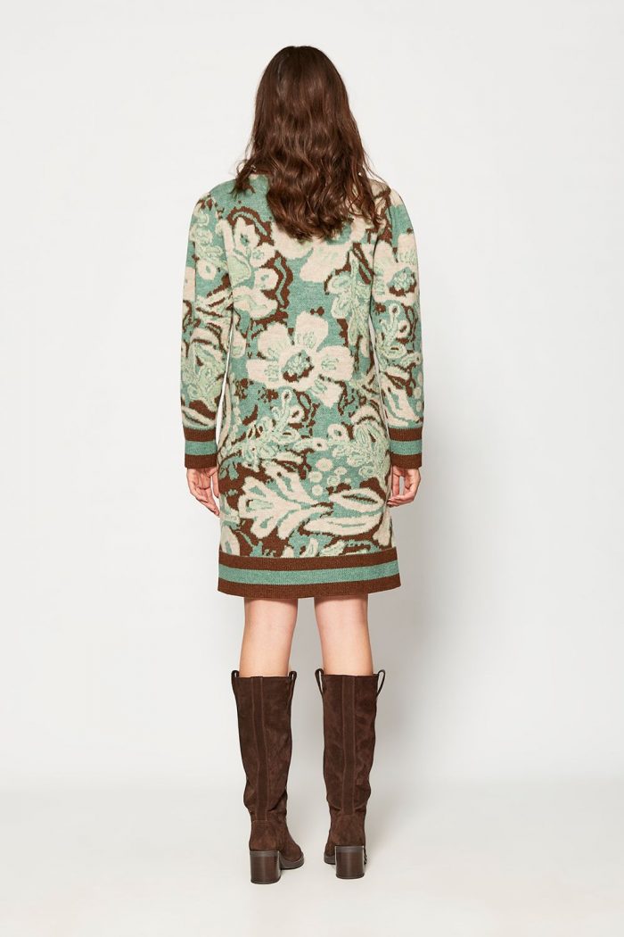 Vestido de punto flor de jade - Imagen 4