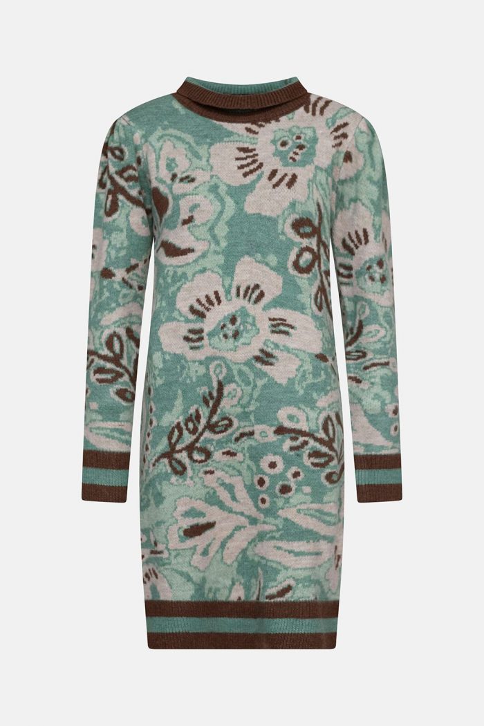 Vestido de punto flor de jade - Imagen 6