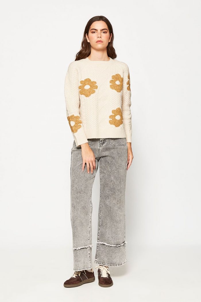 Jersey ochos y maxi margaritas - Imagen 6