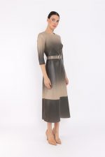 Vestido Degradados Burdeos