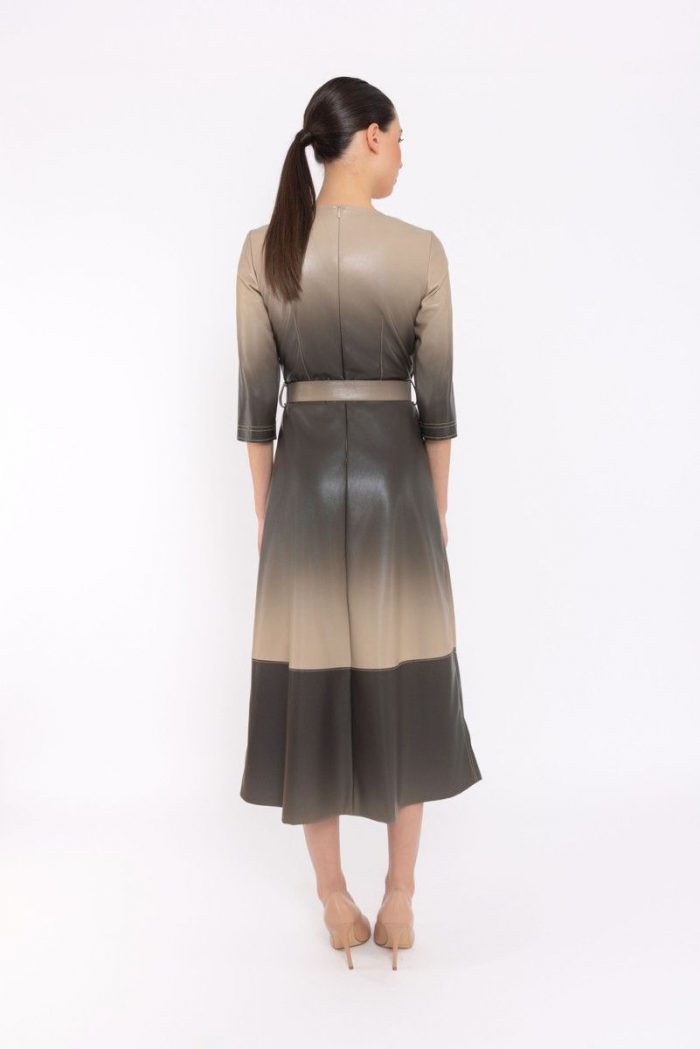 Vestido Degradados Burdeos - Imagen 2