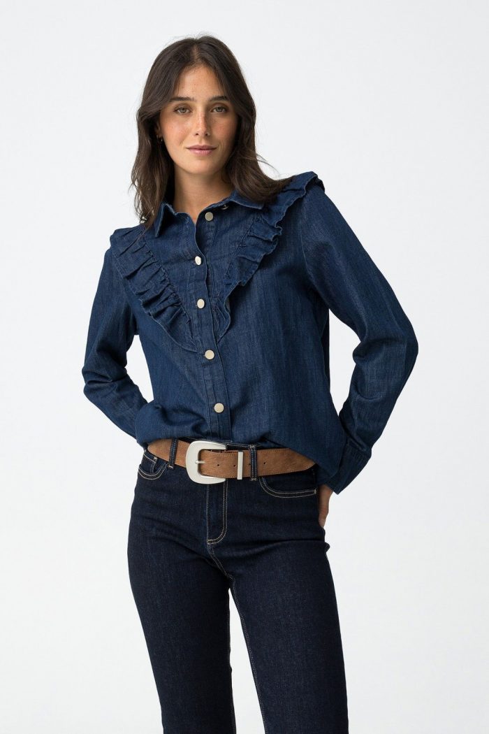 Camisa denim West - Imagen 3
