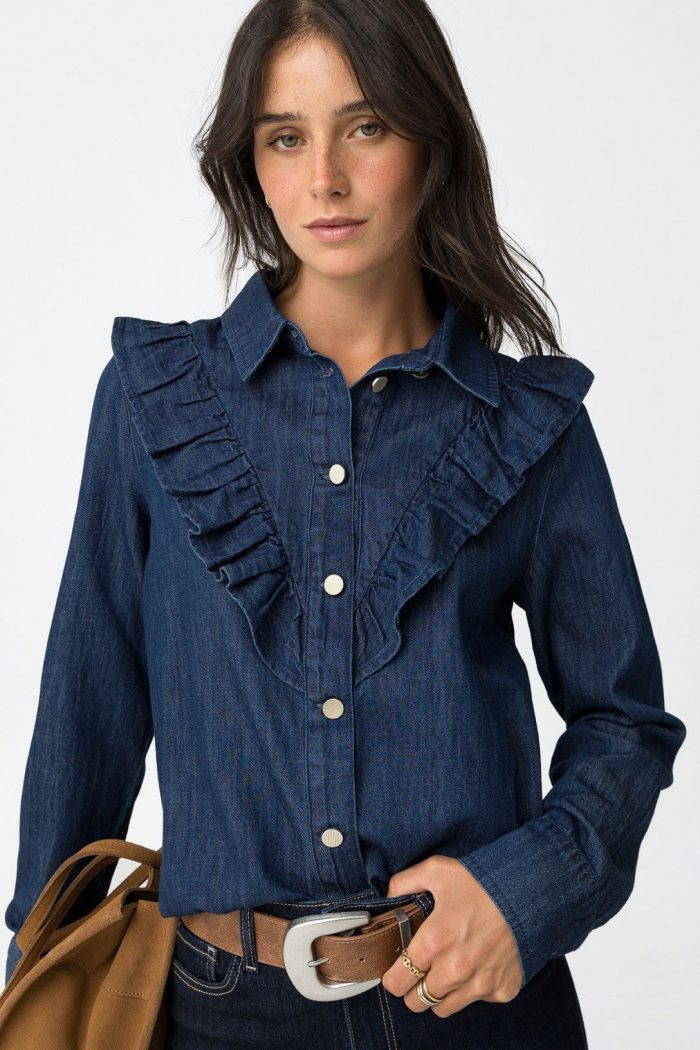 Camisa denim West - Imagen 1
