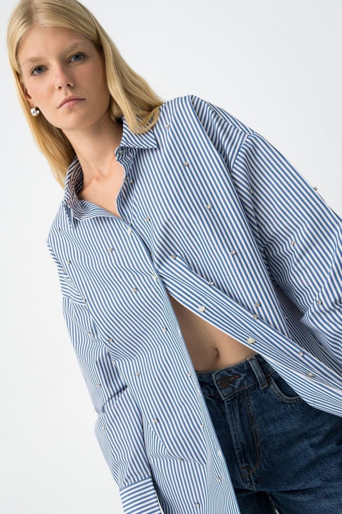 Camisa de rayas Abigail - Imagen 1