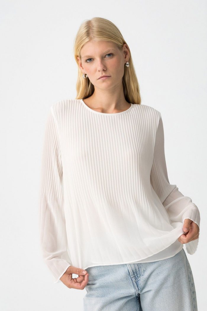 Blusa plisada Liliana_2 - Imagen 4