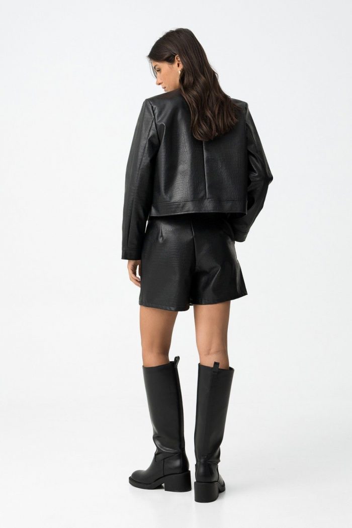 Skort efecto cocodrilo Croc_B - Imagen 4