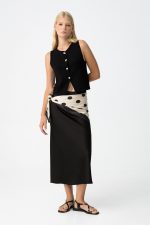 Falda midi de saten Kansas_2B - Imagen 4
