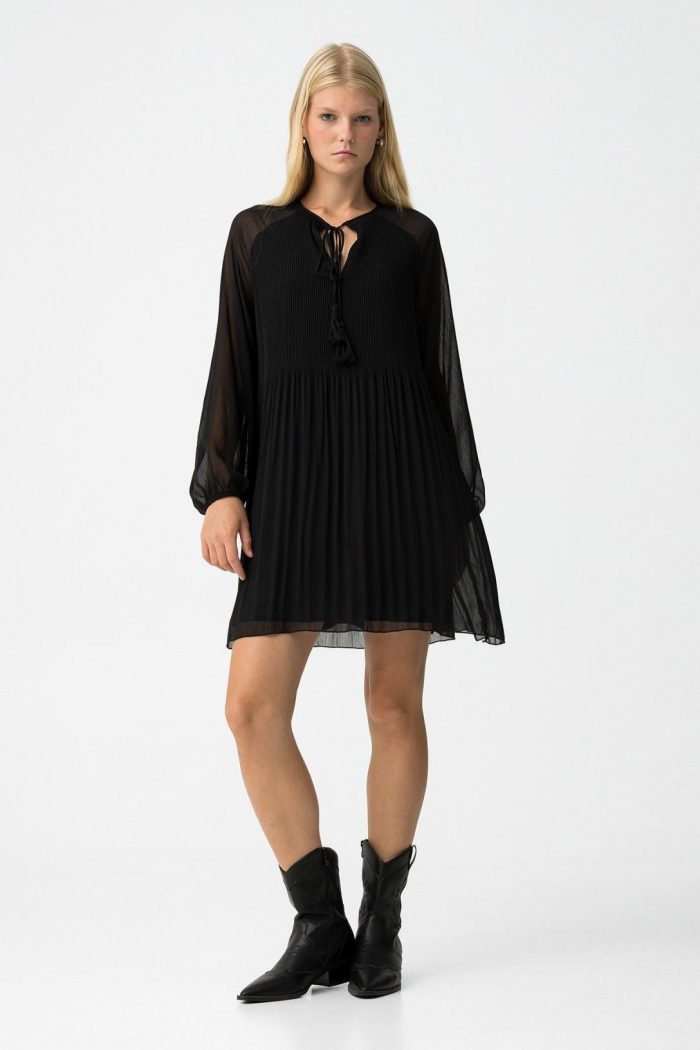 Vestido corto de gasa Pop - Imagen 1