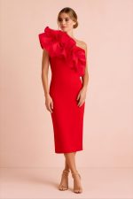 Vestido Corto Asimétrico Trápani