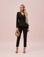 Traje de Pantalón Peplum
