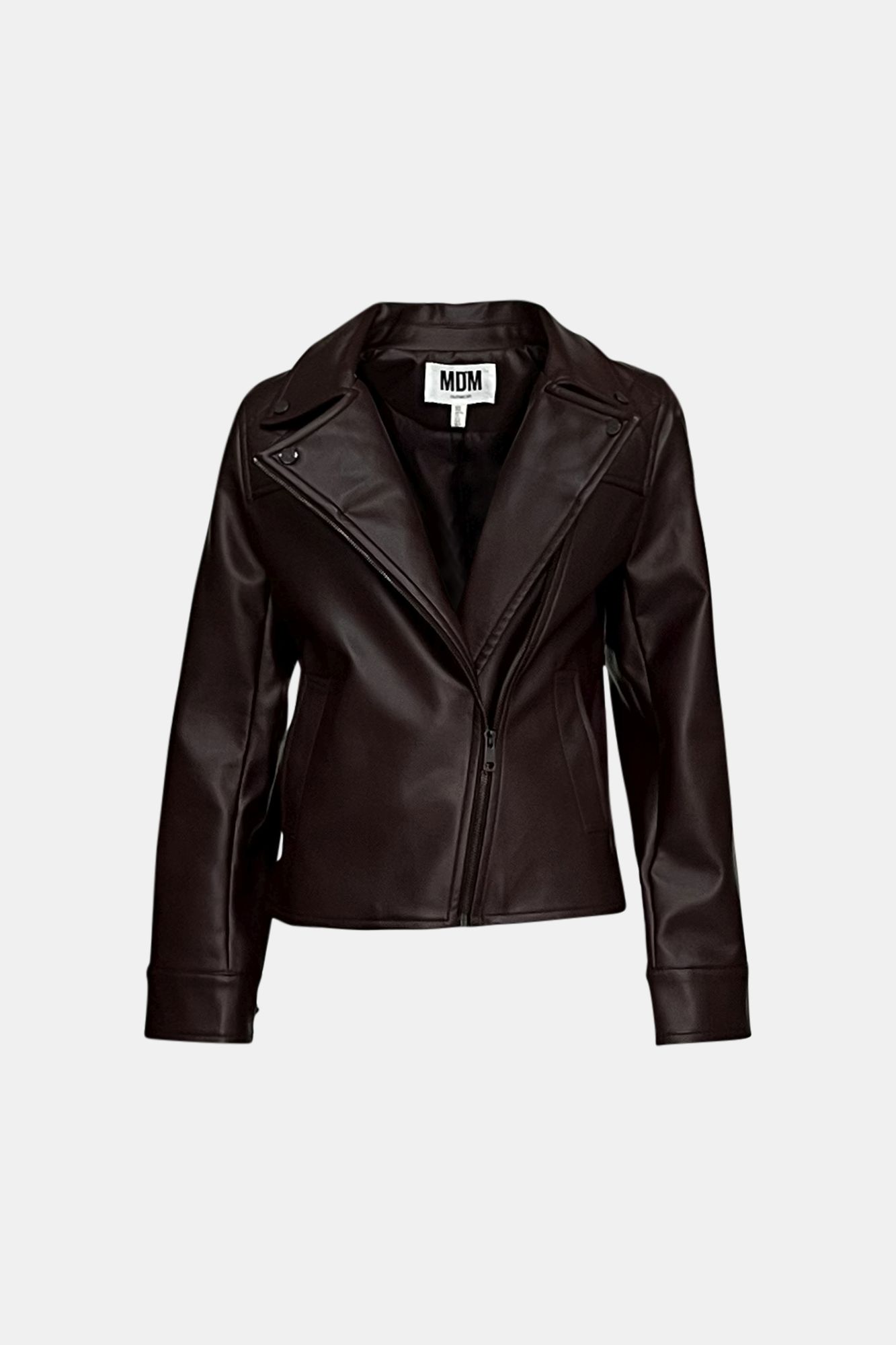 36342209 Biker ecopiel marron chocolate - Imagen 1